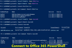 Connect to Office 365 PowerShell - Microsoft 365 Scripts