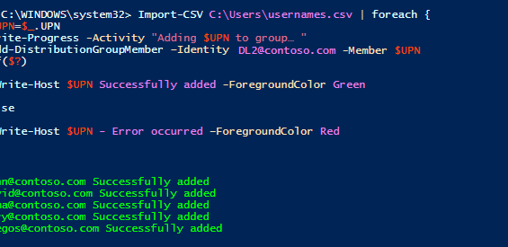 How to Add Bulk Users to Distribution Group in Office 365 via PowerShell