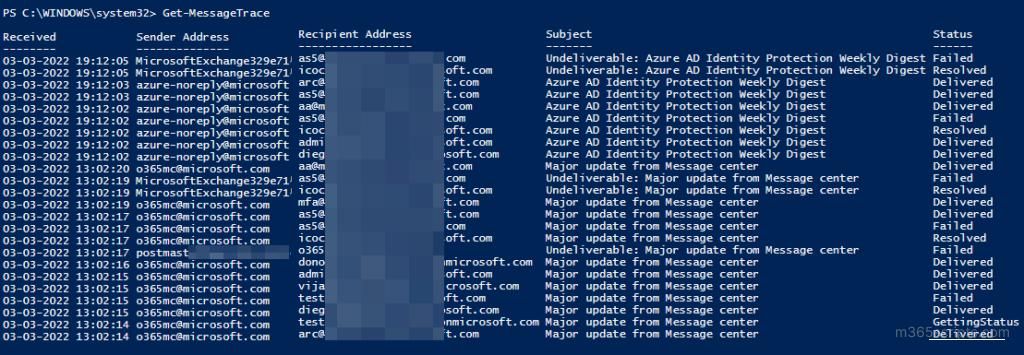 How To Track Emails With Office 365 Message Trace Using PowerShell