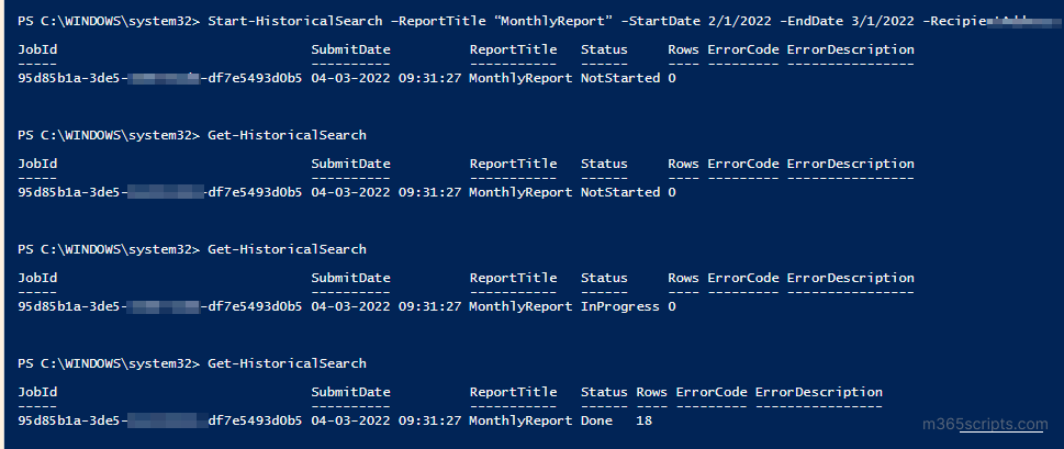 How to Track Emails with Office 365 Message Trace Using PowerShell