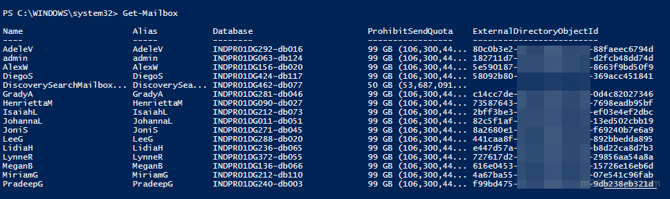 Get Mailbox Details in Microsoft 365 using PowerShell