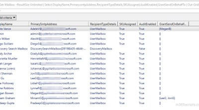 Get Mailbox Details in Microsoft 365 using PowerShell