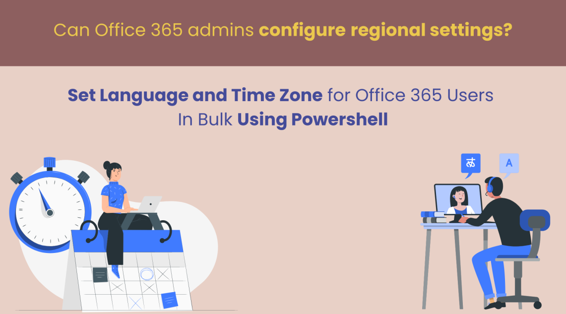 Set Language and Time Zone for Office 365 Users using PowerShell 