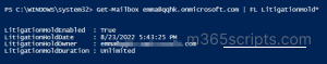 Enable Litigation Hold in Office 365 Using PowerShell