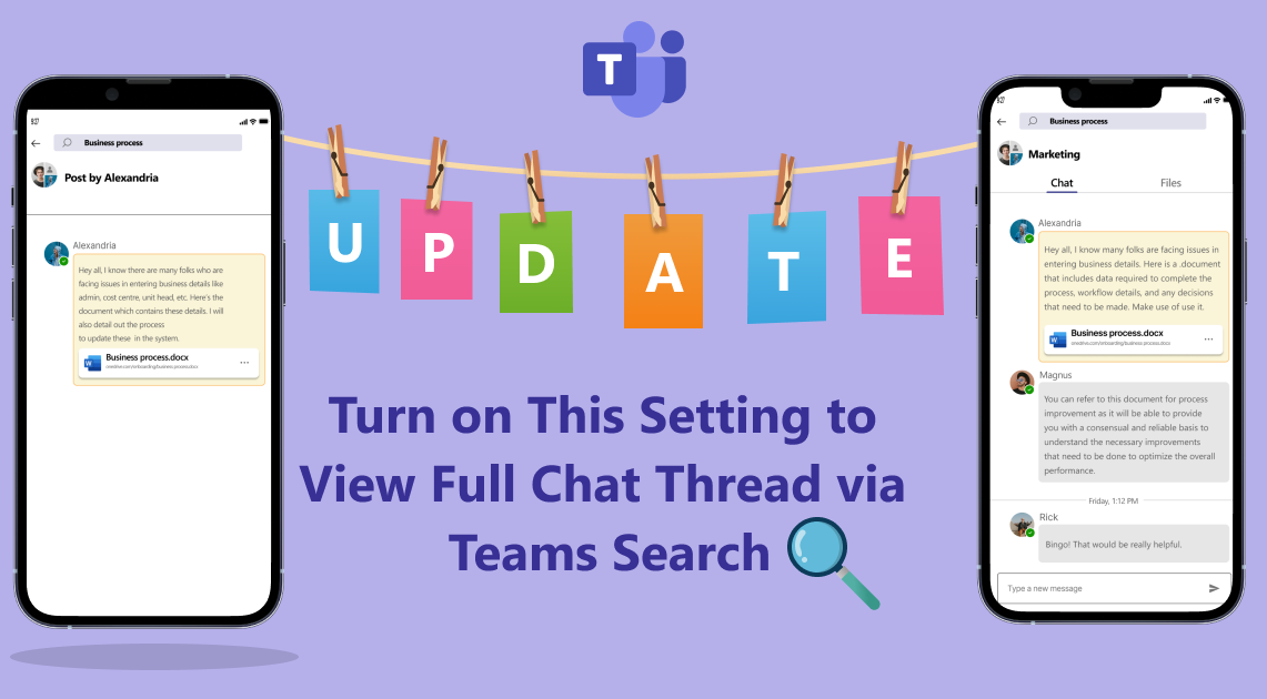 Turn on This Setting to View Full Chat Thread via Teams Search