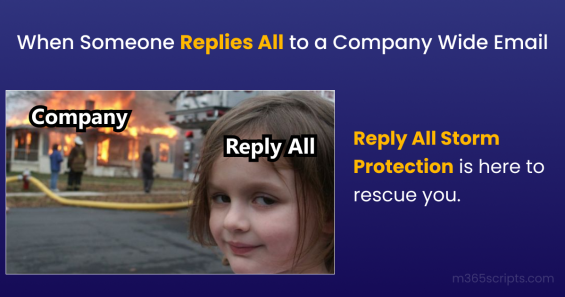 Stuck in an Email Storm! Reply All Storm Protection Is Here to Rescue You.