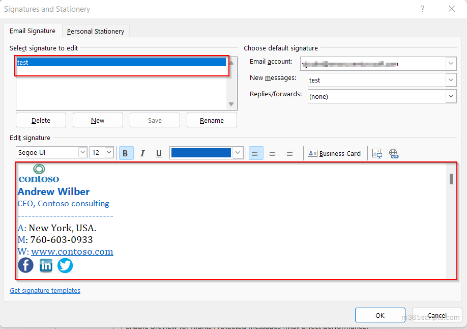 Synchronize Outlook Email Signatures in Microsoft 365