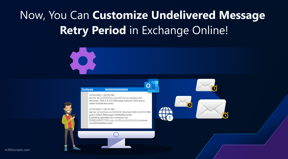 Customize Undelivered Message Retry Period in Exchange Online