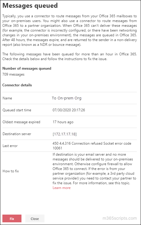 Customize Message Expiration Timeout Less than 24 Hours in Exchange Online