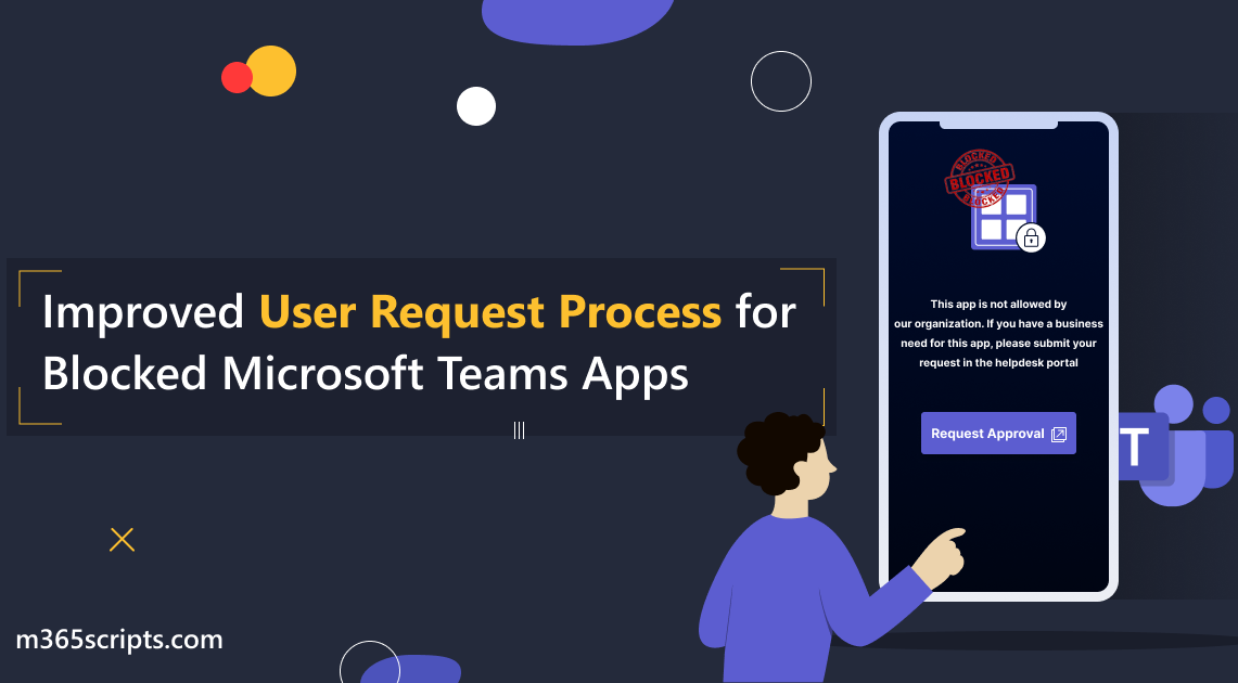 Improved User Request Process for Blocked Microsoft Teams Apps
