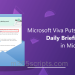 Pause on Daily Briefing Emails in Microsoft 365