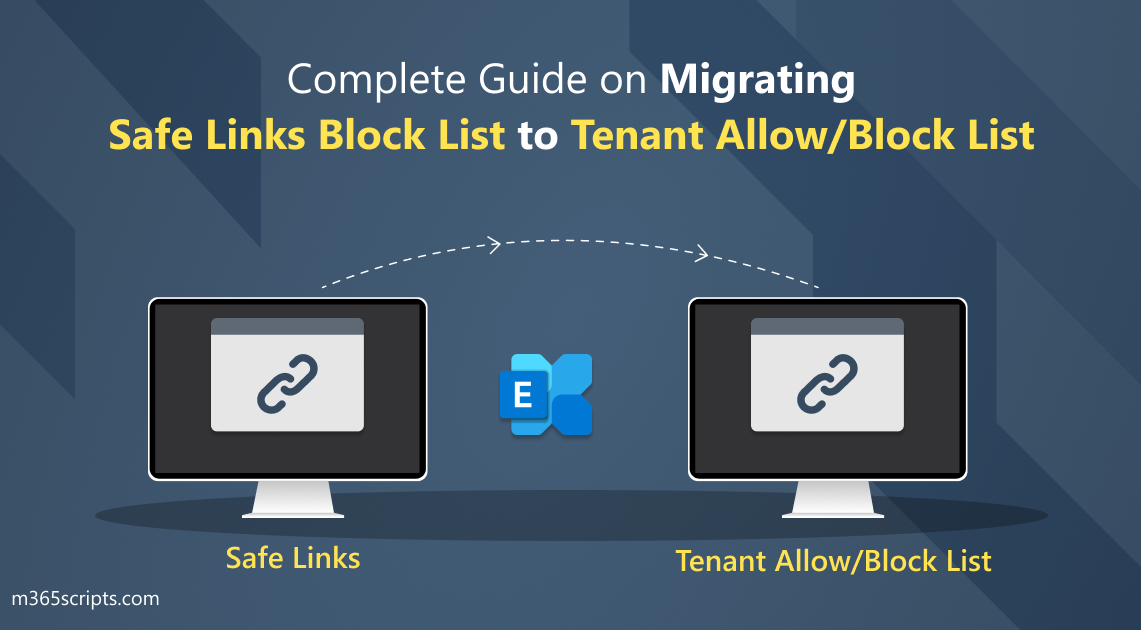Complete Guide on Migrating the Safe Links Block List to Tenant Allow/Block List