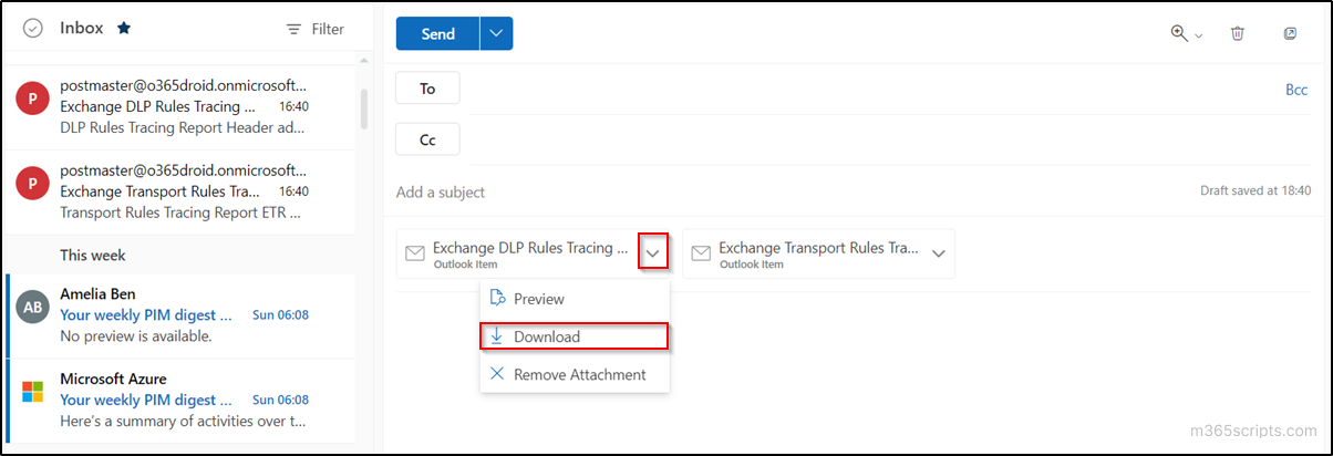 Simplify Transport Rule and DLP Policy Evaluation with Test-Message Cmdlet