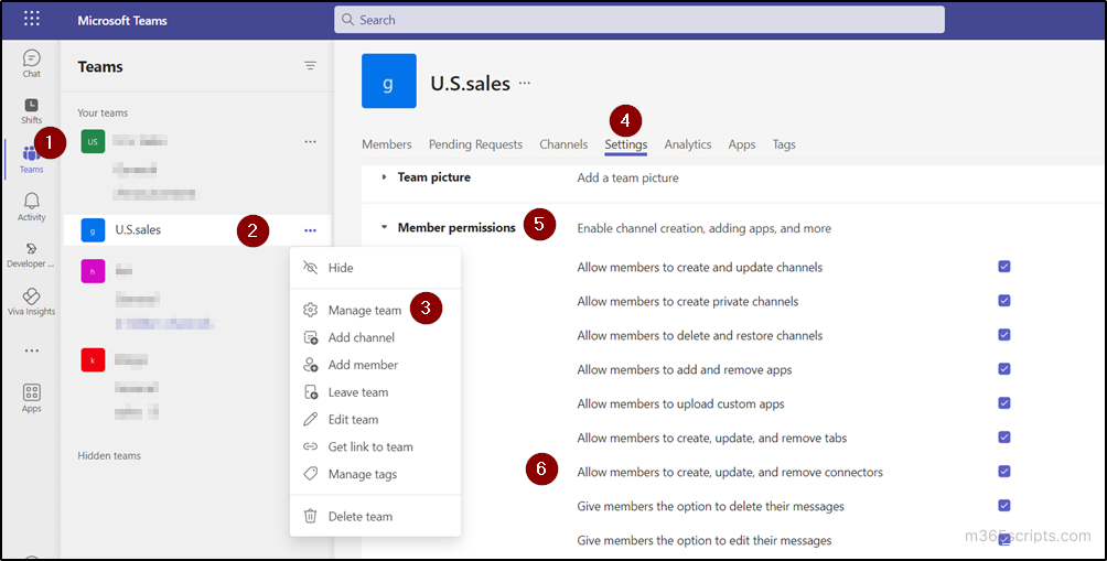 Manage Microsoft 365 Connectors Using PowerShell