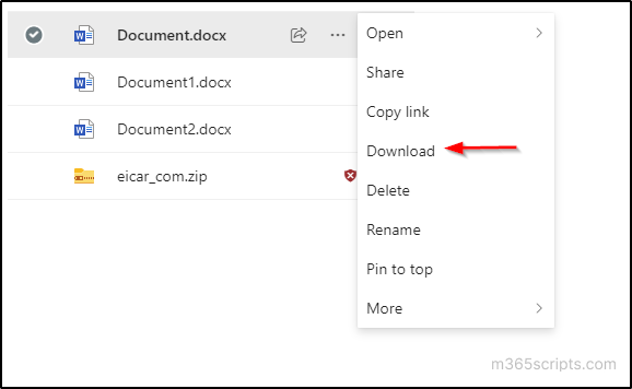 Block Download Policy for SharePoint Online and OneDrive