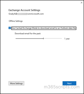 Cached Exchange Mode and Online Mode