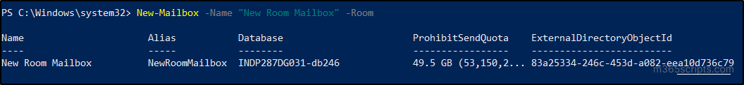 A Quick Guide to Manage Room Mailbox Using PowerShell