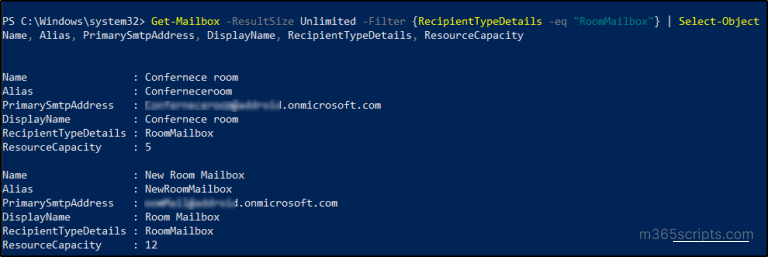 A Quick Guide to Manage Room Mailbox Using PowerShell