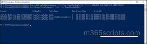 Remove Group Policy Assignment Using Teams PowerShell Module