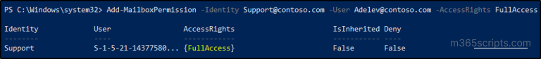 Manage Shared Mailboxes Using PowerShell in Microsoft 365