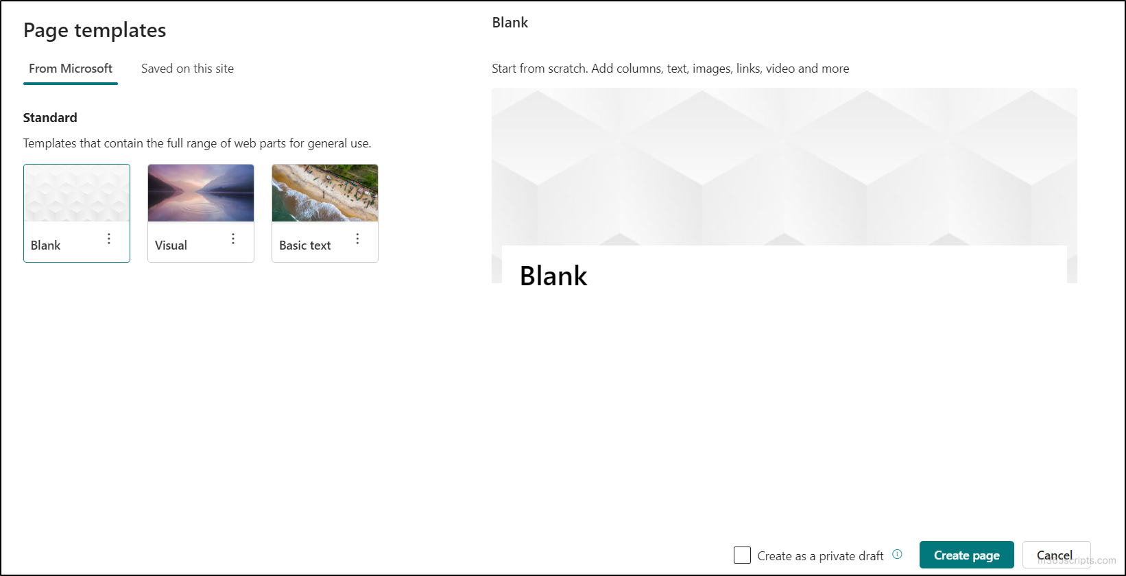 SharePoint Page Sharing Feature – A Quick Guide