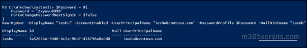 Manage Microsoft 365 Users using MS Graph PowerShell