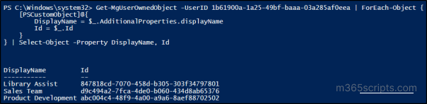 Manage Groups in Microsoft 365 with MS Graph PowerShell