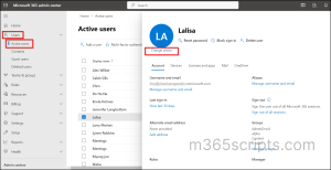 manage user photo in M365 admin center
