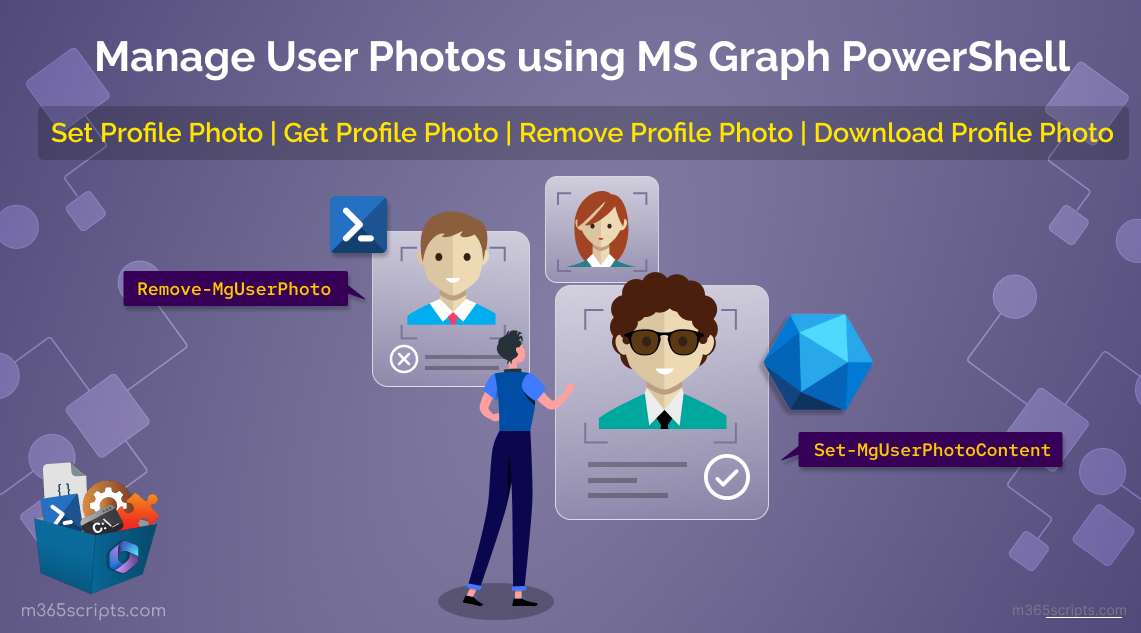Manage Microsoft 365 User Photos using MS Graph PowerShell
