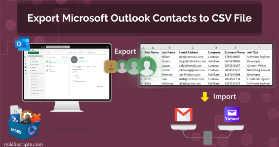 How to Export Microsoft Outlook Contacts to CSV