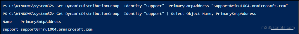Manage Microsoft Dynamic Distribution Groups Using PowerShell