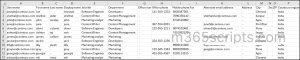 Excel for bulk user creation via M365 admin center