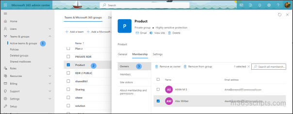 Manage Microsoft 365 Group Owners Using PowerShell
