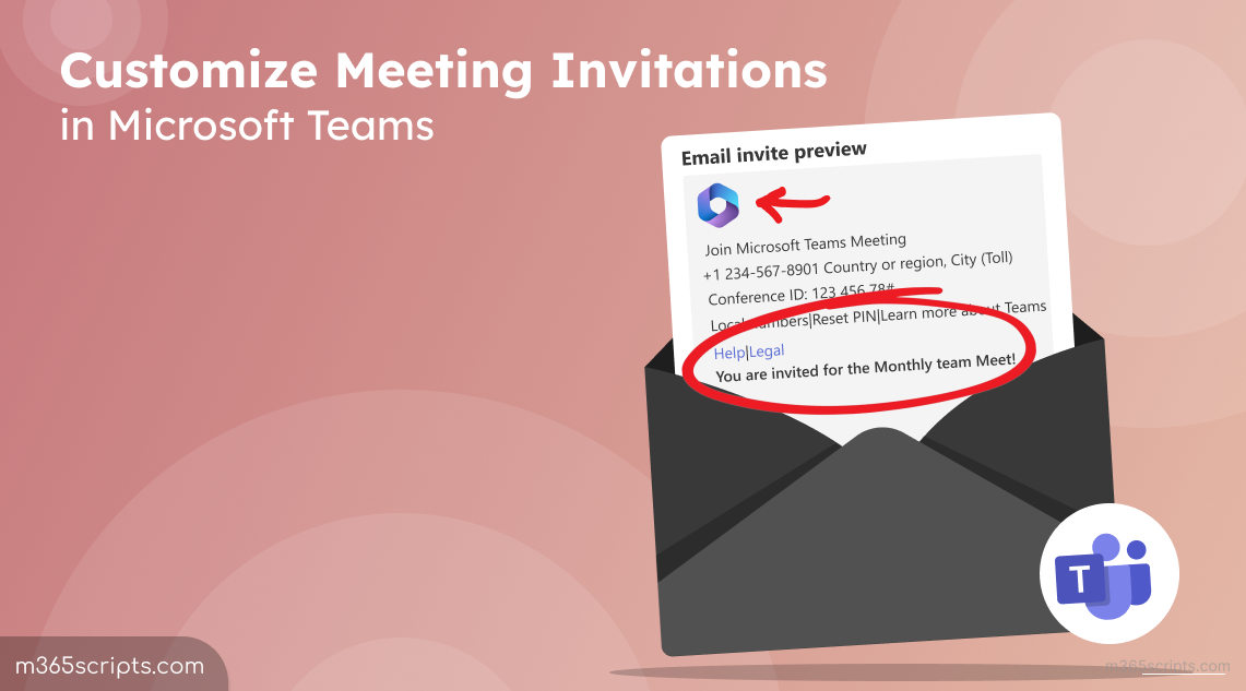 Customize Meeting Invitations in Microsoft Teams