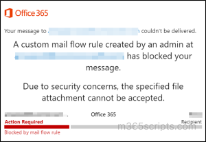 Blocked file type in Outlook