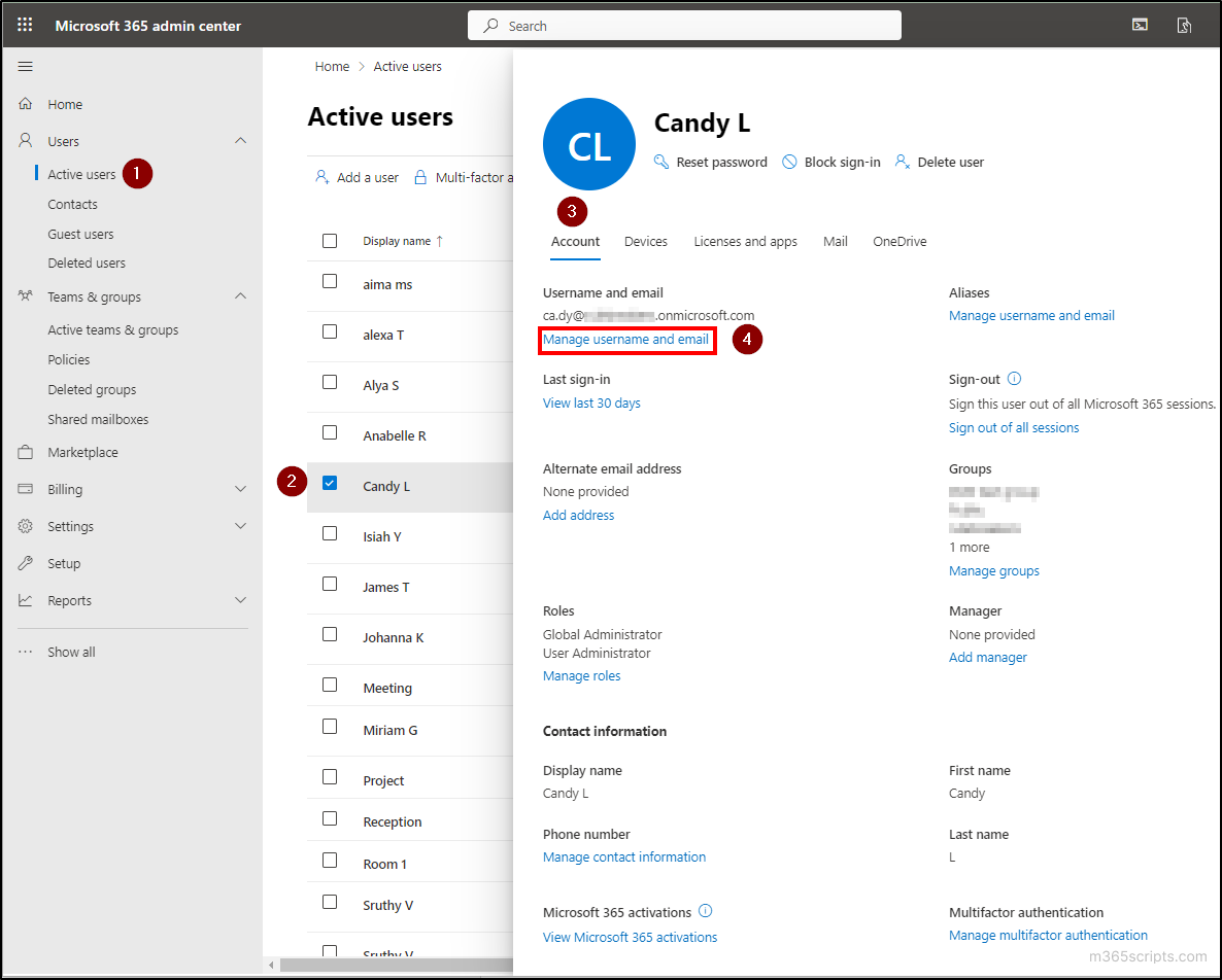 How to Change Primary SMTP Address in Microsoft 365