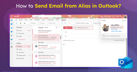 How to Send Email Using Alias Address in Microsoft Outlook