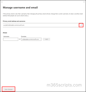 User Details Panel - Microsoft 365 admin center single user