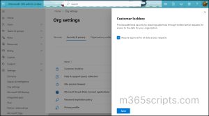 Customer Lockbox in Microsoft 365