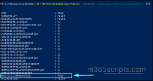 Confirm preservation lock configuration