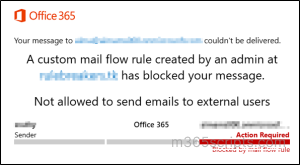 Users getting undelivered email in Outlook