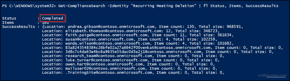 delete-recurring-meeting-using-compliance-search