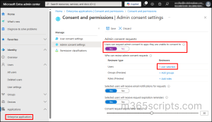 Admin access approval workflow