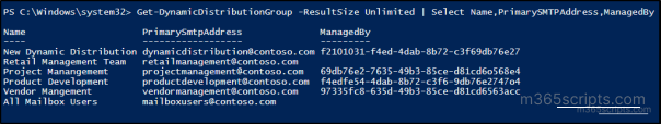 New Limit for Dynamic Distribution Groups in Exchange Online