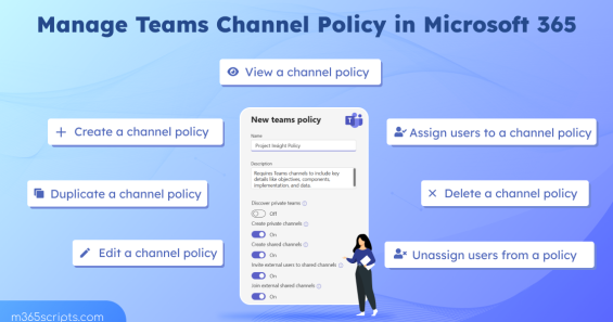 How to Manage Channel Policies in Microsoft Teams