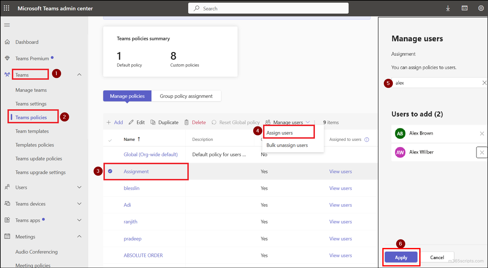 assign-channel-policy-for-a-user