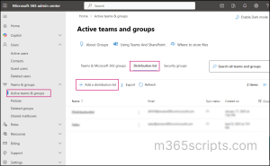 External Users to a Distribution Group