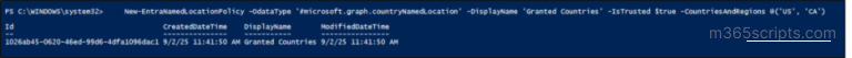 Manage Named Locations Using Microsoft Entra PowerShell
