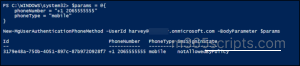 Manage authentication methods using PowerShell
