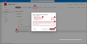 How to share files using share option